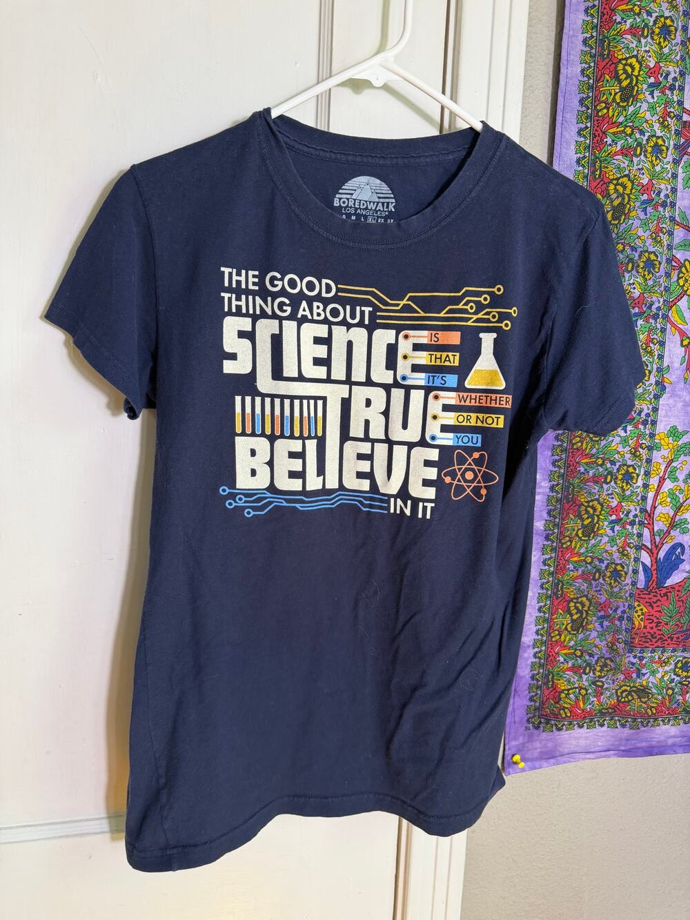 Science Graphic T Shirt XL STEM Teacher Scientist Chemistry Physics Nerd Tee